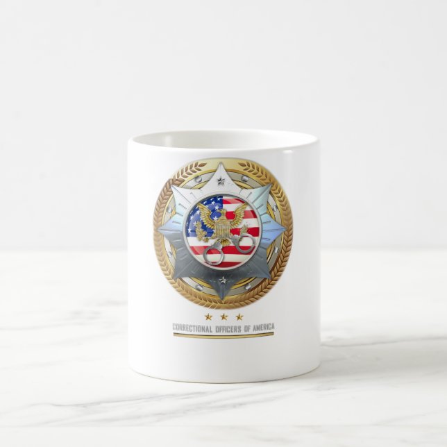 Taza De Café Funcionarios correccionales de America Coffee Mug (Centro)