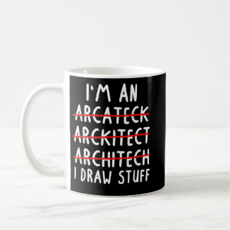 Taza De Café Fundadosa arquitecta de arte hombres mujeres arqui