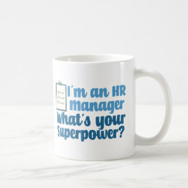 Taza De Café Fundadoso Gerente de Recursos Humanos Superhéroe H
