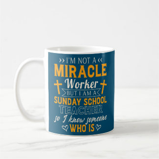 Taza De Café Fundadoso maestro de escuela dominical que trabaja