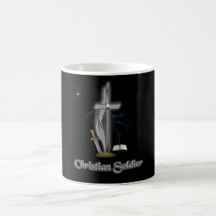 Taza De Café Fundas de soldados cristianos