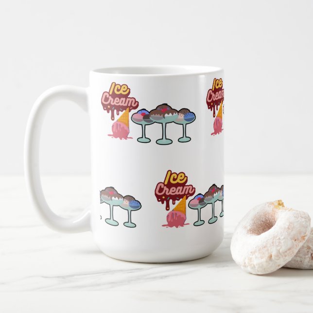 Taza De Café Fundición de helado (Con donut)