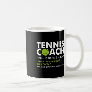 Taza De Café Fundido entrenador de tenis definición de entrenad