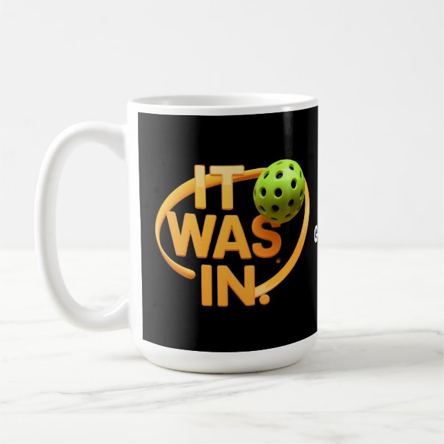 Taza De Café Fundido jugador de picnic "It Was In" (Izquierda)