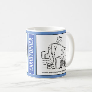 Taza De Café Fundido miembro de Fishman Skipper & Boat Crew