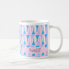 Taza De Café Funky Fifties Personalizado Swanky Kitsch Fun Patt
