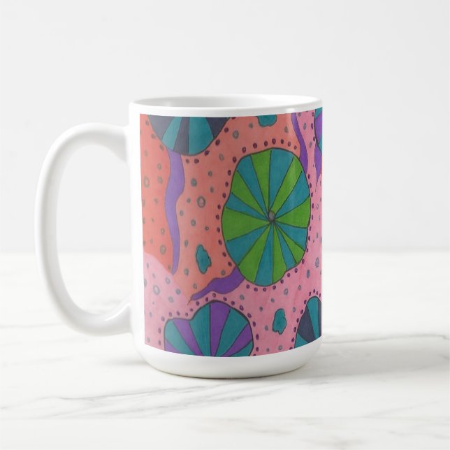 Taza De Café Funky Retro Vibes (Izquierda)