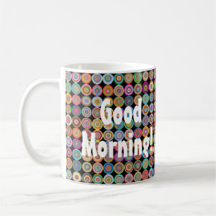 Taza De Café Funky Stylish sofisticated Fancy Pattern