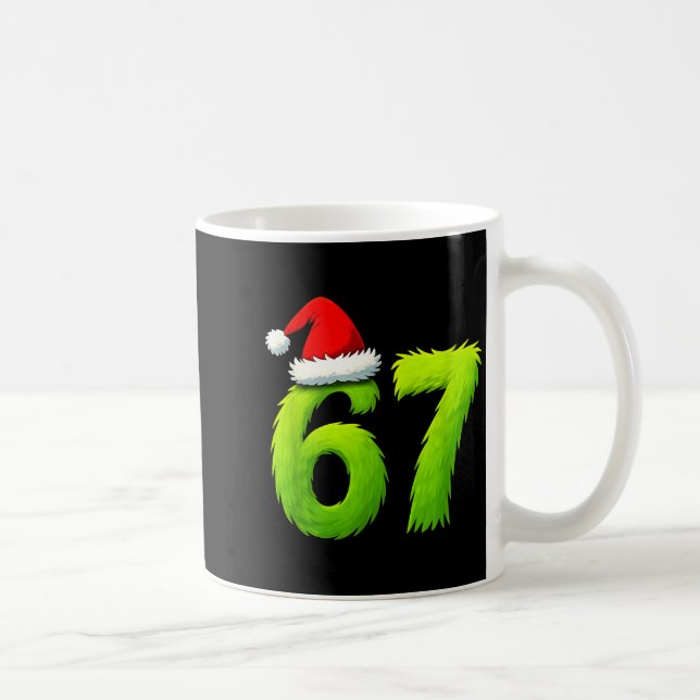 Taza De Café Funny 67 Christmas Six Seven Meme 6 7 Teens Boys G (Derecha)