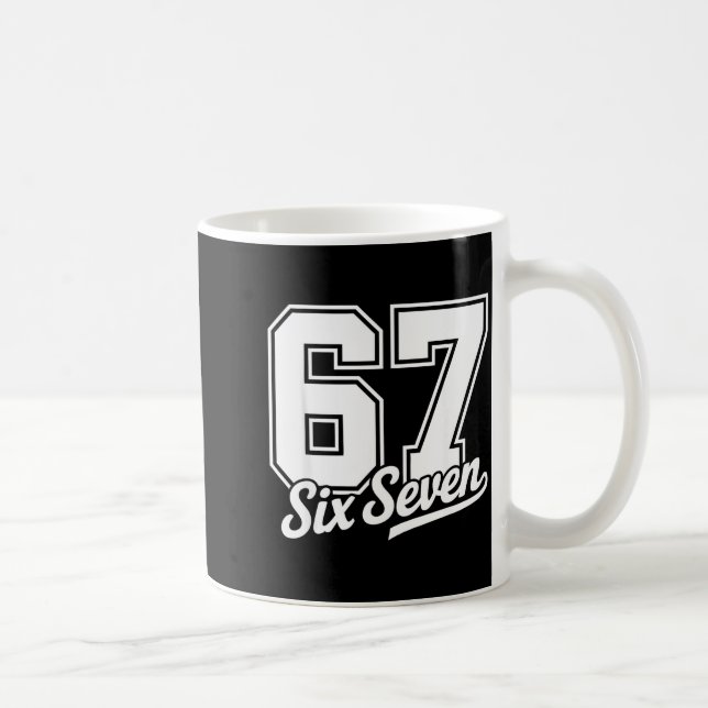 Taza De Café Funny 67 Meme 6 7  (Derecha)