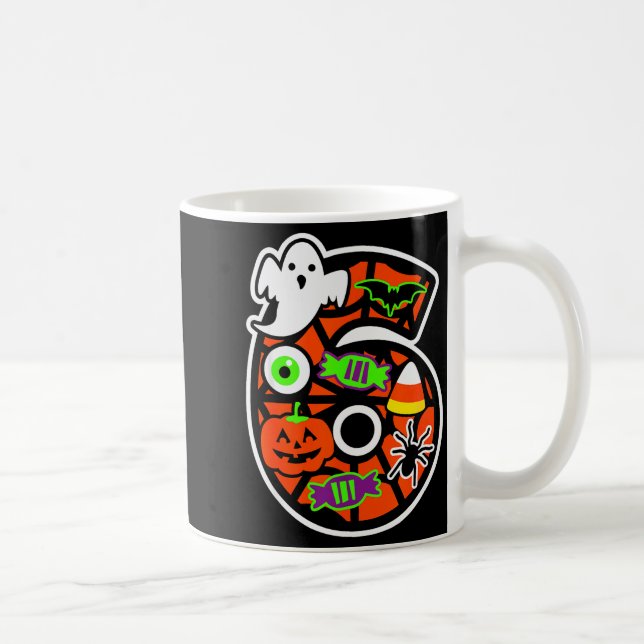 Taza De Café Funny 67 Six Seven Meme Couple Matching Halloween  (Derecha)