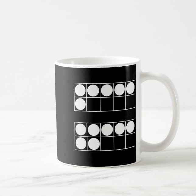 Taza De Café Funny 6 7 Number Teachers Students Six Seven Meme  (Derecha)