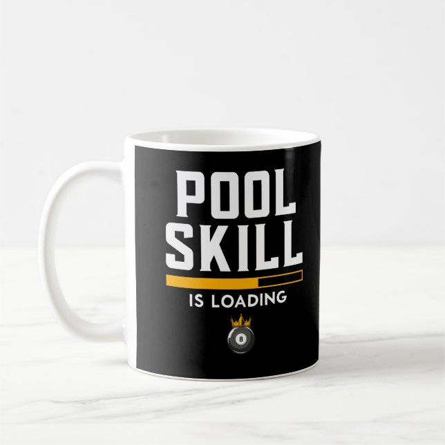 Taza De Café Funny 8 Ball Cita Deportes Billiard Pool (Izquierda)