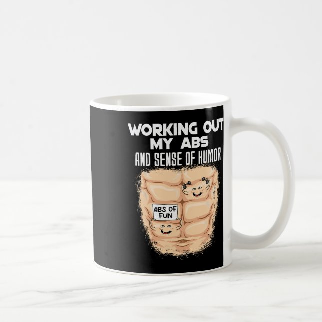 Taza De Café Funny Abs Ejercicio Músculo Construcción De Cuerpo (Derecha)
