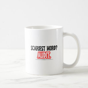 Taza De Café Funny Accountant Halloween - ¿Palabra más precaria