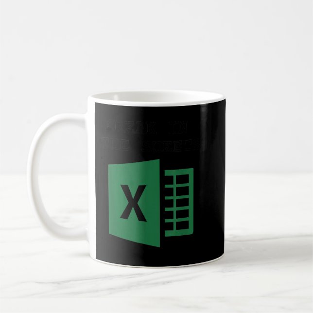 Taza De Café Funny Accountant Spreadsheet Freak In Sheets  (Izquierda)