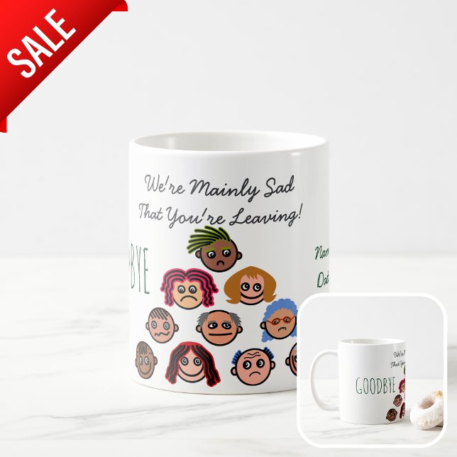 Taza De Café FUNNY Adiós, colega BOSS - La mayoría de nosotros  (Subido por el creador)