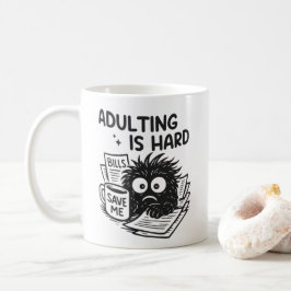 Taza De Café Funny Adulting Mug – Adulting Is Hard, Bills Save 
