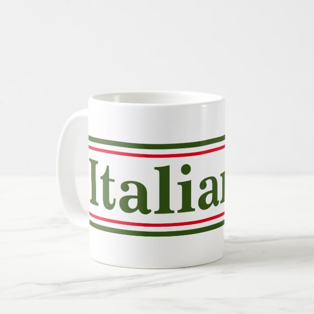 Taza De Café Funny AF italiano (Anverso izquierdo)