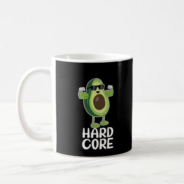 Taza De Café Funny aguacate severo muscular (Izquierda)