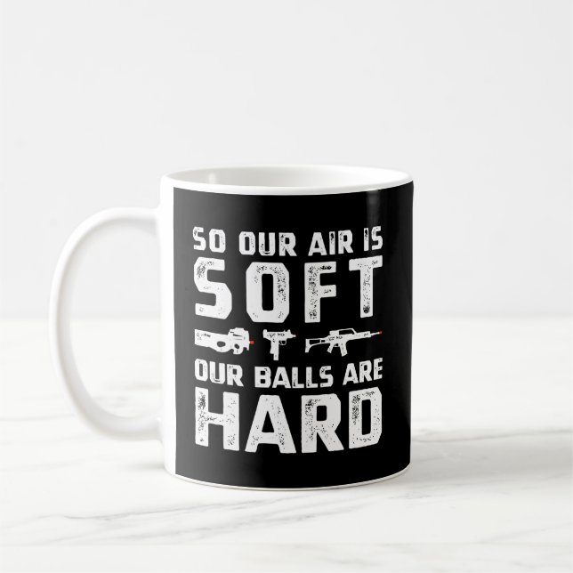 Taza De Café Funny Airsoft balls Hard Airsofling Sport Airsofte (Izquierda)