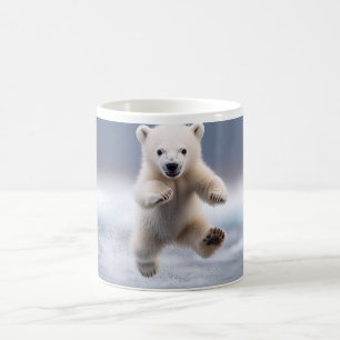 Taza De Café Funny Alaska Polar Bear Cub
