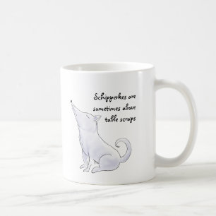 Taza De Café Funny Aloof Schipperke Dog Personalizado