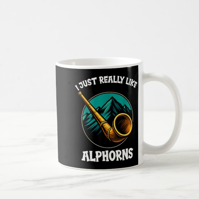 Taza De Café Funny Alphorn  (Derecha)