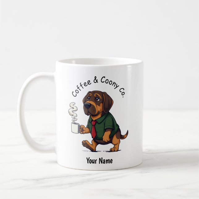 Taza De Café Funny American English Coonh Business Suit Coffee  (Izquierda)