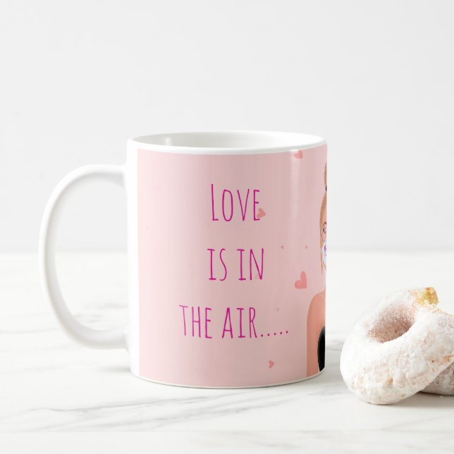 Taza De Café Funny Anti-Valentine’s Day  (Con donut)