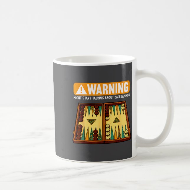 Taza De Café Funny Backgammon  (Derecha)