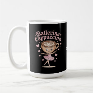 Taza De Café Funny Ballerina Cappuccina Italiana Brainrot Meme