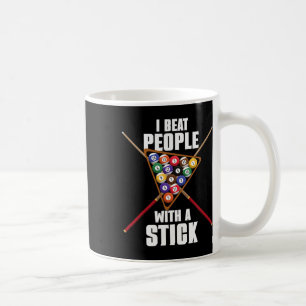 Taza De Café Funny Bandeja Billiard Para Billiard Yo Golpeo A L