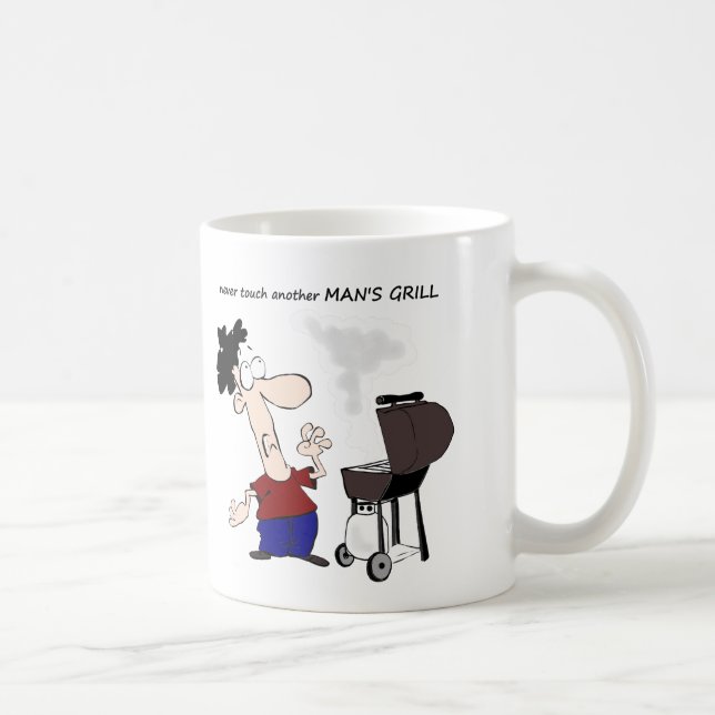 Taza De Café Funny Barbecue BBQ Cocina Cita Personalizado Cocin (Derecha)