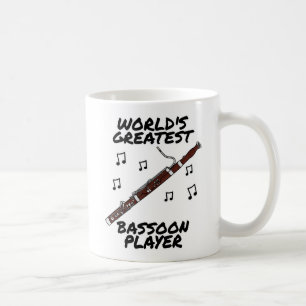 Taza De Café Funny Bassonista más grande del mundo