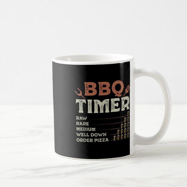 Taza De Café Funny Bbq Grill Chef Grill Grilling Master Barbaco (Derecha)