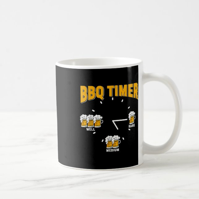 Taza De Café Funny Bbq Timer - Fiesta de parrilladas barbacoas (Derecha)