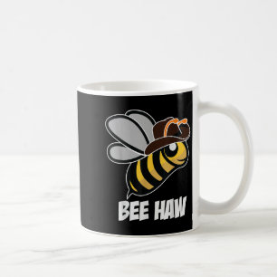 Taza De Café Funny Bee Haw Bumble Bee Graphic Cowboy Gorra