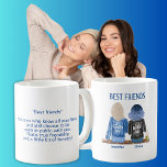 Taza De Café Funny Best Friends Personalizada<br><div class="desc">Presentamos nuestro "Gracioso Mejor Amigos" Café Personalizado - ¡porque una gran amistad merece una gran taza de café con un lado extra de humor! Esta taza es la mezcla perfecta de risas y camaradería, lo que lo convierte en el regalo ideal para tu viaje o muerte, tu pareja criminal y...</div>