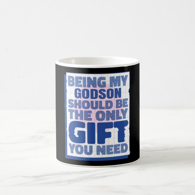 Taza De Café Funny Best Gift for Godson Birthday Christmas (Centro)