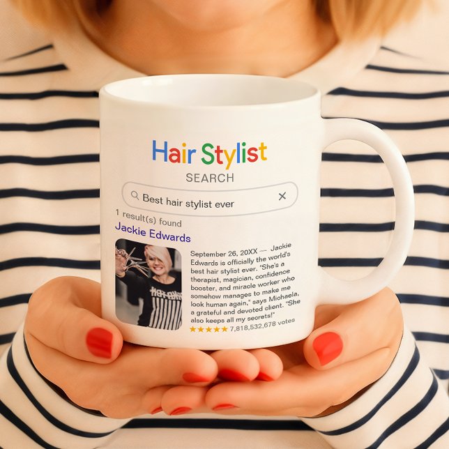 Taza De Café Funny Best Hair Stylist Ever Search Result & Photo (Subido por el creador)