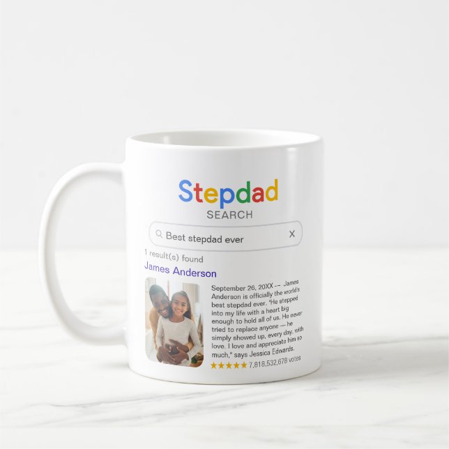 Taza De Café Funny Best Stepdad Ever Search Result With Photo (Izquierda)