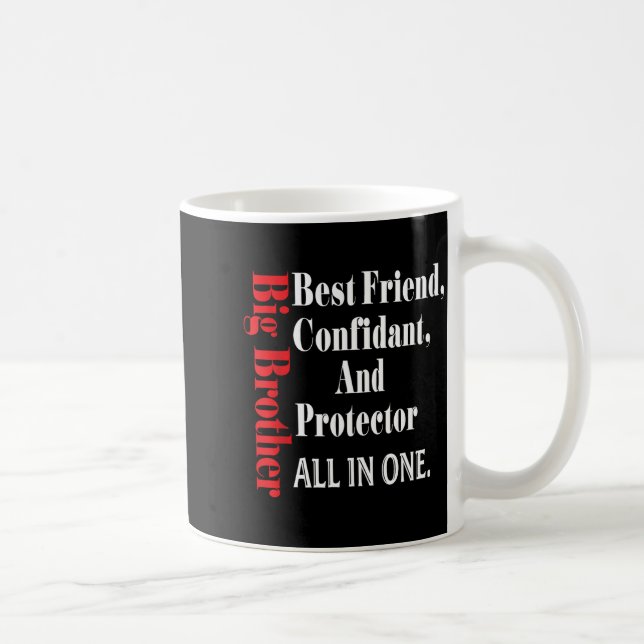 Taza De Café Funny Big Brother Definition Birthday Men Teens Yo (Derecha)