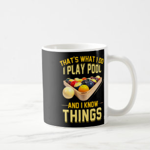 Taza De Café Funny Billards Camisetas Para Hombres