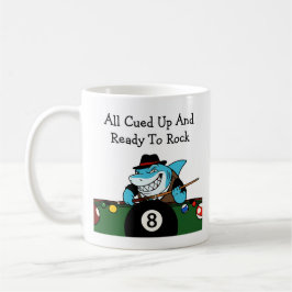 Taza De Café Funny Billiards Pool Hall Rebel