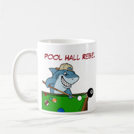 Taza De Café Funny Billiards Shark Pool Hall Rebel Coffee Mugs