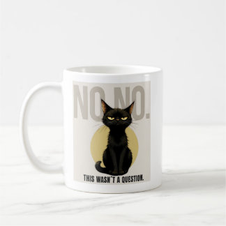 Taza De Café Funny Black Cat Meme Coffee Mug