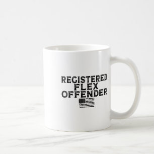 Taza De Café Funny Bodybuilding Workou, Funny Offender Flex reg