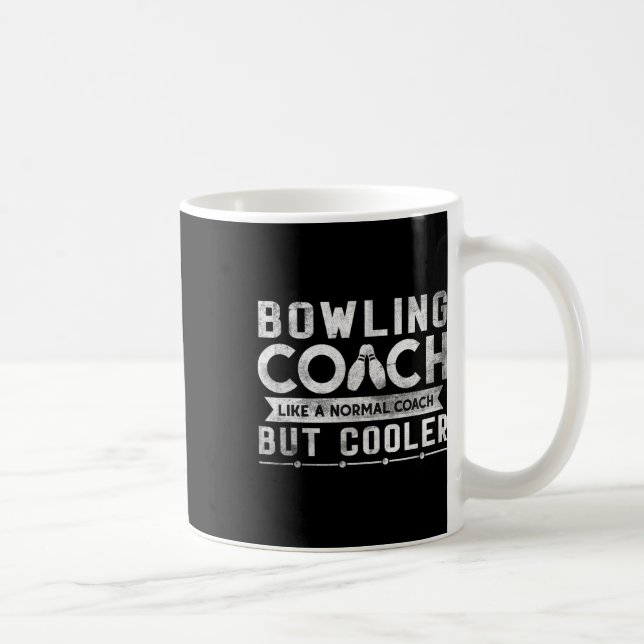 Taza De Café Funny Bowling Coach Definition Bowling Coach  (Derecha)