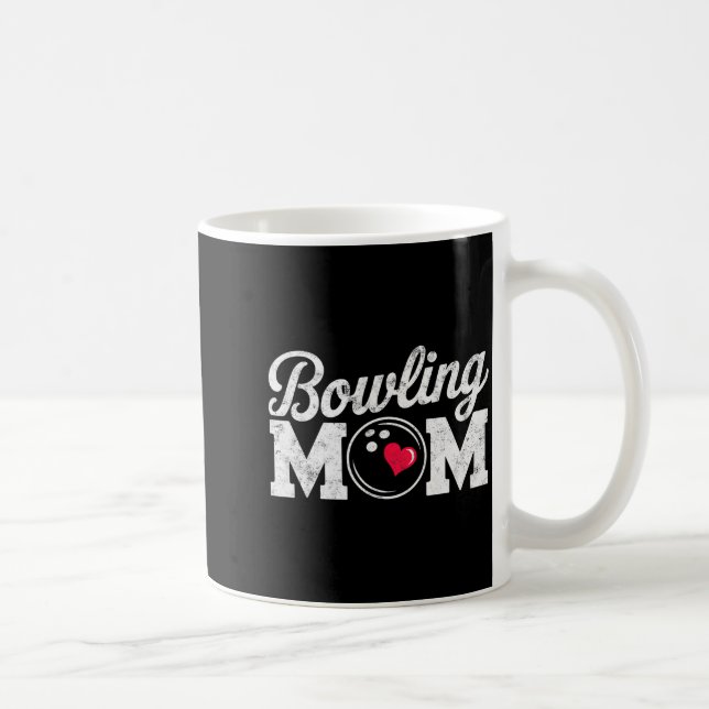 Taza De Café Funny Bowling Player Mom Bowl Mother Bowler #bowli (Derecha)